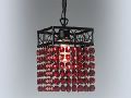 Crystal  Red Chandelier