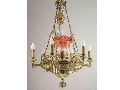 6 Classic Gas Lamp Ceramic Chandelier