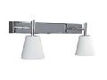 Glacier Krom Modern 2'li Aplik